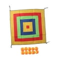 thumbnail image 3 of Tablero de dardos para niños, juguete de objetivo para jardín de infantes, desarrollo temprano al aire libre con 10 Cuadrado de 100 cm, 3 of 9