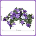 thumbnail image 4 of Flores artificiales HyeFlora Spring Faux Morning Glory, 2 unidades, 4 of 9