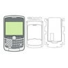 BodyGuardz FULL BODY - Screen protector for cellular phone - clear - for BlackBerry Curve 8330