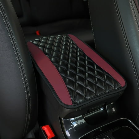 Uscallm Multifunctional Car Armrest Organizer Universal Car Armrest Cover Non-slip Center Console Protector Mat Premium Car Interior Accessories Luxury Armrest Pad For SUV Truck Sedan