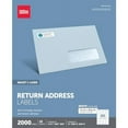 thumbnail image 2 of Office Depot White Inkjet/Laser Return Address Labels, 1/2in. x 1 3/4in., Pack Of 2,000, 505-O004-0001, 2 of 2