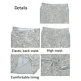 thumbnail image 4 of Silver Sparkly Sequins pencil skirts for women above knee, Silver, Small, 4 of 6