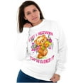 thumbnail image 4 of Funny Have A Meltdown Teddy Bear Women Crewneck Sweatshirt Brisco Brands S, 4 of 6