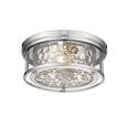 thumbnail image 2 of 493F3-PN-Z-Lite-Clarion - 3 Light Flush Mount In Transitional Style-6.25 Inches Tall and 16 Inches Wide-Polished Nickel Finish, 2 of 2