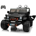 thumbnail image 1 of VOLTZ TOYS 2 Seater Ride On Car, 12V Electric Car for Kids, Electrical Jeep with 2 Seats, Full LED Lights, Parental Remote Control, MP3 Player (Black), 1 of 8