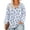 3691-Blue Floral White, variant on CASSIE LIZ Womens Tops Plus Size Long Sleeve Shirts Fall V Neck Floral Khaki T Shirts Fashion Drawstring Tunics Loose Fit Summer Blouses Casual Pullovers XL 14W 16W