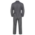 thumbnail image 4 of YONGHS Men's Long Sleeve Zip-Front Work Coverall Action Back Jumpsuit with Pockets Dark Grey XXL, 4 of 7