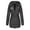 #0083-Black, variant on Women's Waterproof Long Puffer Hooded Jacket Plus Size Thickened Quilted Down Jacket Warm Winter Coat