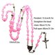 thumbnail image 2 of 8mm Prayer Beads Luminous Rosary Necklace Jesus Christ for Cross Pendant Necklac, 2 of 4