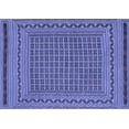thumbnail image 1 of Ahgly Company Machine Washable Indoor Rectangle Southwestern Blue Country Area Rugs, 2' x 3', 1 of 4