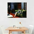 thumbnail image 2 of HENGT Edward Hopper Prints - Lobby Canvas Wall Art - Realistic Romantic Artwork - Famous Painting Reproductions - Suitable for Living Room, Kitchen Bedroom Wall Decor, 2 of 4