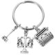 thumbnail image 1 of Lawyer Keychain Justice Lawyer Keychain New Lawyer Keyring Lawyer Gift, 1 of 3