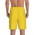 thumbnail image 2 of Balery Corn 3 Men's Cotton Knit Pajama Shorts Waistband & Pockets,Short Pajama Pants-X-Large, 2 of 8