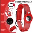 thumbnail image 3 of LAICAIW Collier pour Chien AirTag, [Taille Rouge G] Collier pour Chien Apple Réfléchissant AirTag, Collier pour Chien AirTag Épais, Support de Collier pour Chien AirTag Intégré pour Petits Moyens Grands Chiens, 3 of 7