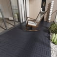 thumbnail image 3 of H Style 12" Patio Deck Tiles, DIY Module Interlocking Decking Tiles Floor Tile, 3 of 6