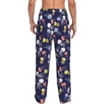 thumbnail image 3 of Xecao Colorful Jellyfish Men's Straight Lounge Pajama Pants: The Ultimate in Comfortable Sleepwear, 3 of 9