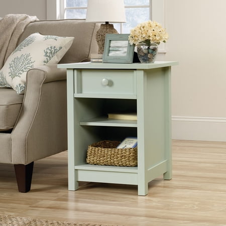 sauder table cottage end tables side collection nautical rainwater drawer walmart accent coffee light furniture water lift edge colors storage