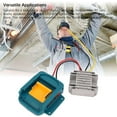 thumbnail image 4 of Adaptador De Batería, 18 V A 12 V 10 A 120 W Amplia Compatibilidad Caja De Aluminio Regulador De Voltaje CC Para BL1830B BL1840B Para Altavoz Ligero, 4 of 7
