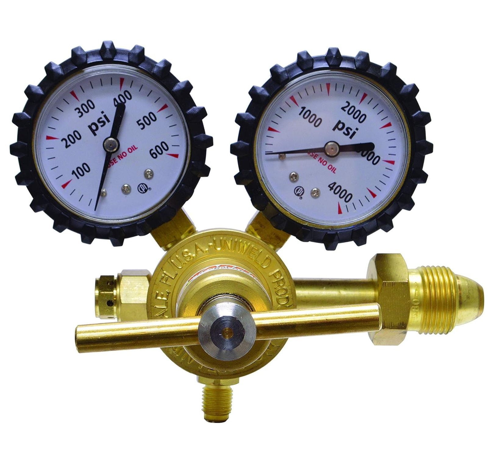 RHP400 Nitrogen Regulator with 0-400 PSI Delivery Pressure, CGA580 Inlet Connection and 1/4-Inch Male Flare Outlet Connection