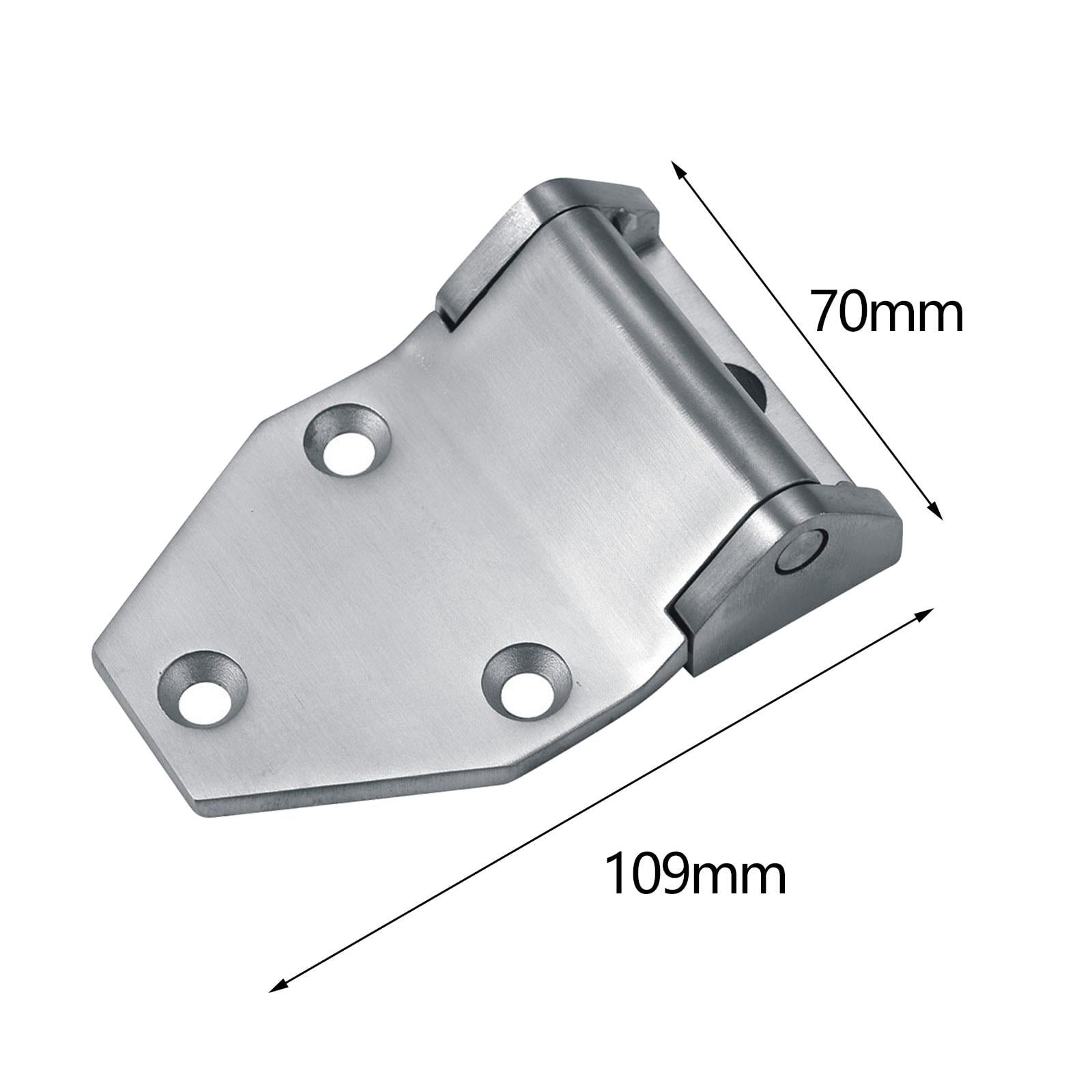 Door Hinges Stainless Steel Gate Hinge Hardware Accessories Barn Hinges Replaces Door Fittings Shed Hinges for Gate Wardrobe Drawer Box Barn 10.9cmx7cmx0.5cm
