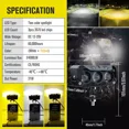 thumbnail image 3 of 2pzs Faros Auxiliares 3 Modos Doble Color Led Para Auto Moto, 3 of 8