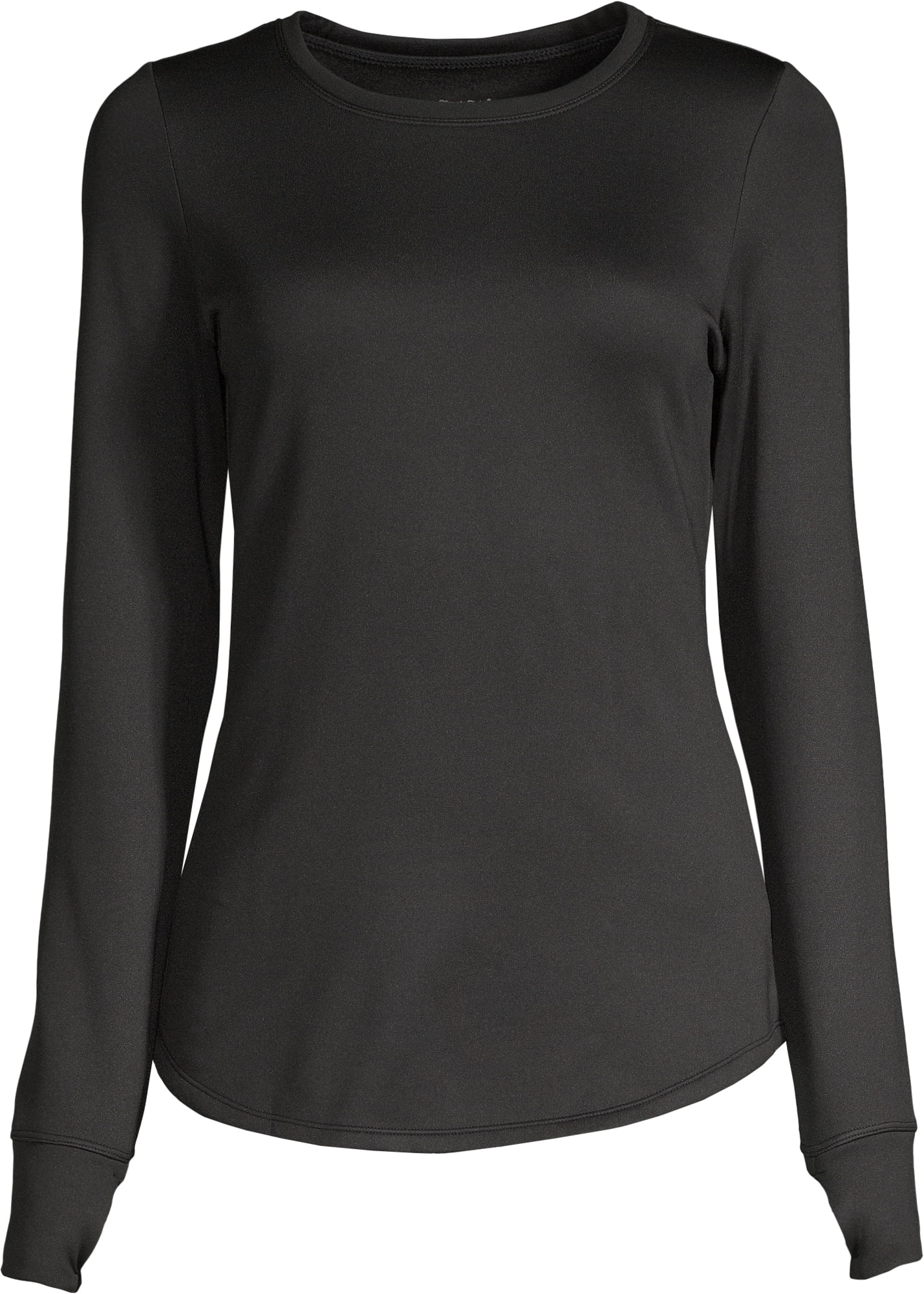 ClimateRight by Cuddl Duds Women's Thermal Guard Base layer Crew Neck Top, Sizes XS to 4X