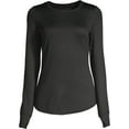 thumbnail image 7 of ClimateRight by Cuddl Duds Women's Thermal Guard Base Layer Crew Neck Top, 7 of 7