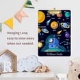 thumbnail image 5 of FMSHPON Galaxy Solar System Astronaut Clipboard Hardboard Wood Nursing Clip Board and Pull for Standard A4 Letter 13x9 inches, 5 of 6