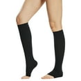 thumbnail image 2 of Calcetín de compresión 1 par de calcetines, hombres, mujeres, 20-30 mmHg, medias con punta abierta, mangas para la inflamación de las venas varicosas 1 1, 2 of 5
