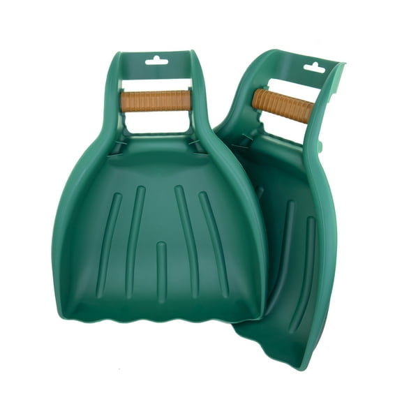 MEKKAPRO Leaf Scoops and Claws V2.0, 1-Pair (2 Pieces), Sturdy Ergonomic Grip, Hand Held Garden Rake