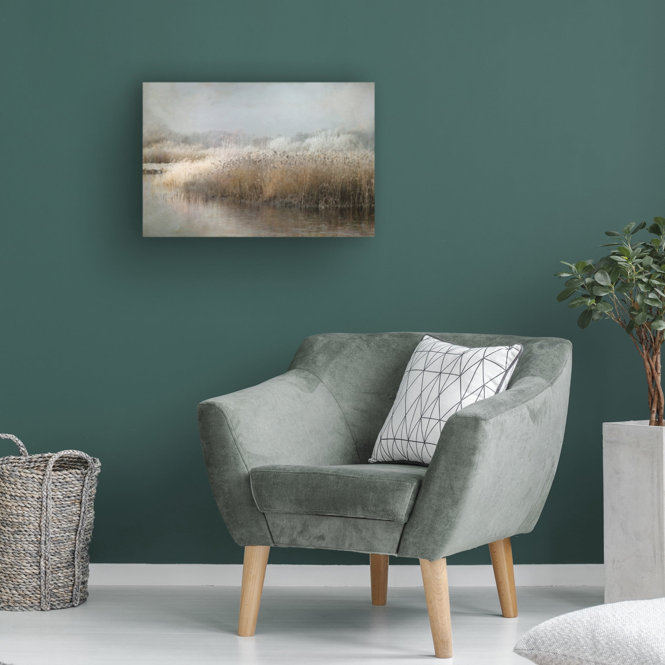 Canvas Wall Art - Nel Talen 'Wintermorning' Wall Art for Living Room, Bedroom, or Office D?cor by Trademark Fine Art - 47 x 30 Inches