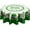 Shamrock Tree, variant on St Patrick''s Day Gnome Tablecloth Round 60 Inch Green Shamrock Decorative Table Cloth Holiday Washable Table Cover for Kitchen Dining Room
