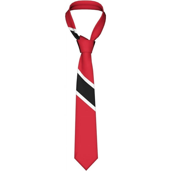 Trinidad And Tobago Flag Striped Necktie Men Neck Ties Mens Party Business Neckties Soft Skil Tie
