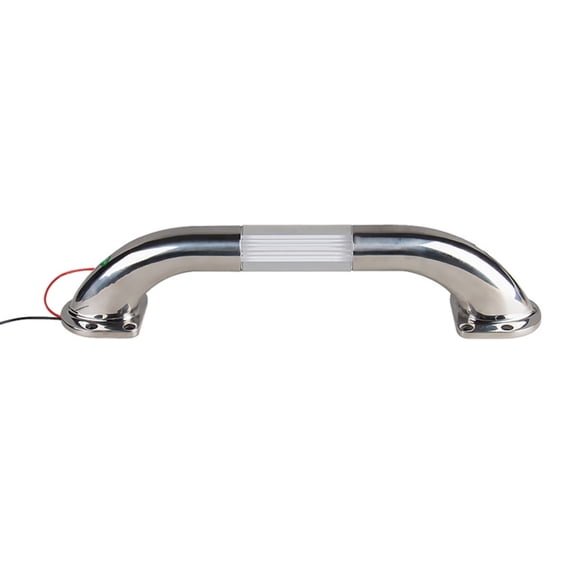 Boats Grab Handle,13/20inch Stainless Steel Marine Grab ,LED Lighted Handle Handrail for Marine Boats,
