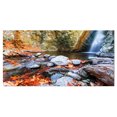 thumbnail image 2 of Beautiful Serenity Waterfall in Cyprus - Landscape Wall Art on Canvas, 2 of 3