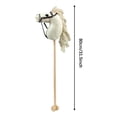 thumbnail image 5 of Caballo de peluche con ruedas, relincha y galopa, 31,5 pulgadas, divertido juego de simulación con ruedas para niños, niñas y niños. Caqui, 5 of 5