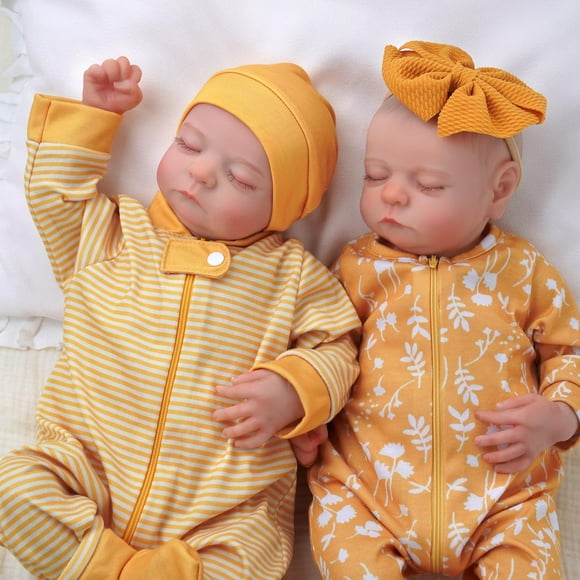 Muñecas Reborn, ADFO, realistas, 50 cm, realistas, con ropa