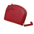 thumbnail image 2 of SolaceHue PU Leather Wallet Set for Women, Small Animal Coin Purse with Zipper & 11 Slots Card Holder Clutch, Mini Change Purse for Cash, ID, Keys, Lipstick, Headset,Wine red, 2 of 8