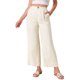thumbnail image 1 of Pantalones Palazzo de Lino para Mujer INSPIRE CHIC, Casual, de Cintura Alta, Rectos, de Pierna Ancha, Pantalones de Botón, Color Beige, 1 of 6