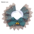 thumbnail image 5 of Zhaomeidaxi Pet Dog Bandana Washable Lace Bibs Scarf, Bowknot Bells Dog Kerchief for Small to Large Dogs and Cats, 5 of 6