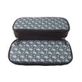thumbnail image 5 of Lsque Turtle Printed Big Capacity PU Leather Pencil Case Large Pencil Pouch Stationery Pen Bag Pencil Holder for Teen, 5 of 6