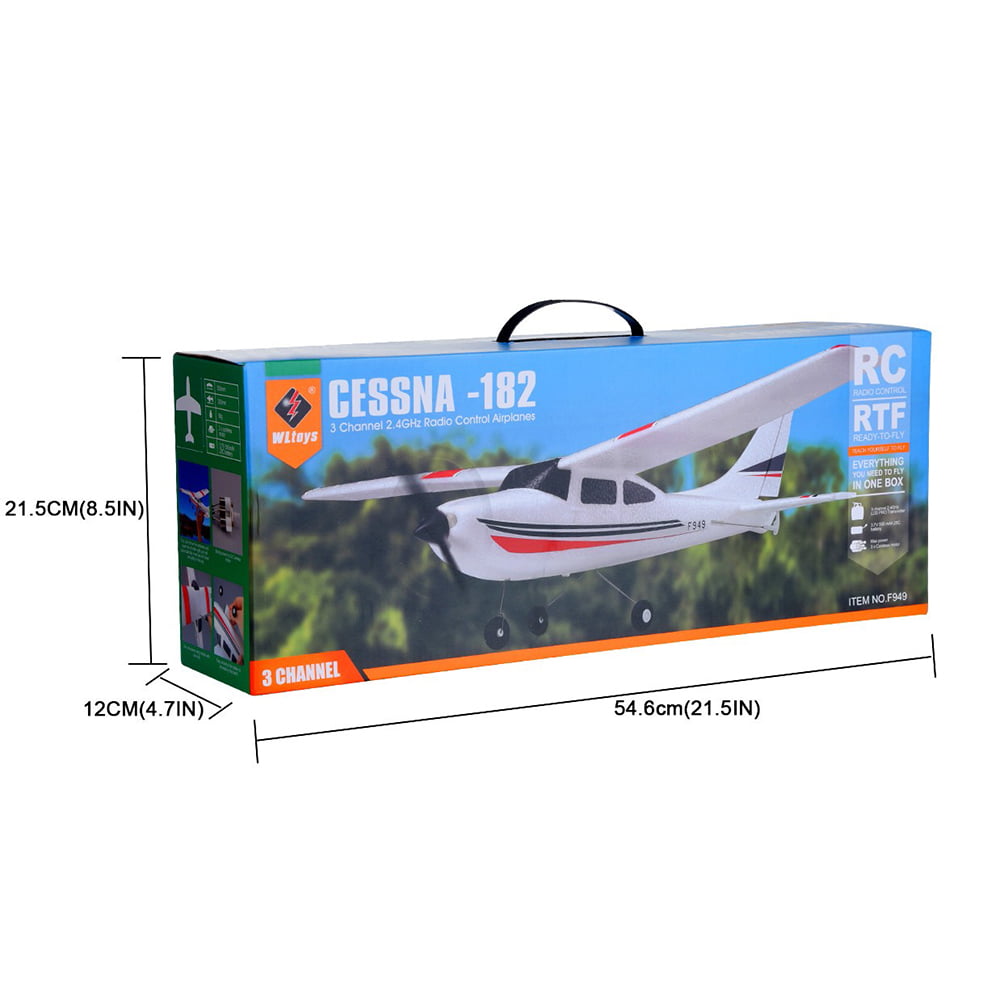 Details about   Cessna Z53 2.4G 3CH EPP RC Airplane Trainer Glider RTF With Gyroscope Indoor 