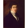 thumbnail image 2 of Antonio María Esquivel 19x24 Gold Ornate Framed and Double Matted Museum Art Print Titled - Self-Portrait (1824), 2 of 4