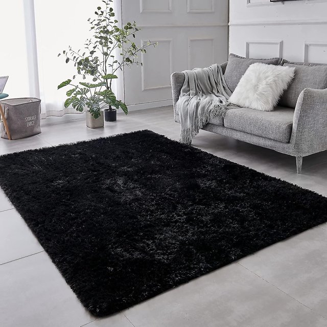 Alfombras gruesas y cálidas de invierno súper suaves para sala de estar, alfombra de felpa para habitación de niños, suelo esponjoso, decoración del hogar, alfombra peluda, alfombra de terciopelo