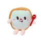 thumbnail image 2 of mfyjkho Llavero de peluche de comida rápida con anilla de metal, diseño de hamburguesa y papas fritas, accesorio para bolso, mochila, recuerdo de fiesta de cumpleaños, 1 pieza, 2 of 2