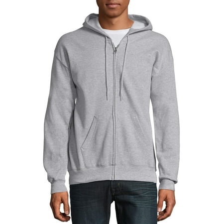 Hanes Big & Tall Men's EcoSmart Fleece Zip Pullover Hoodie with Front Pocket