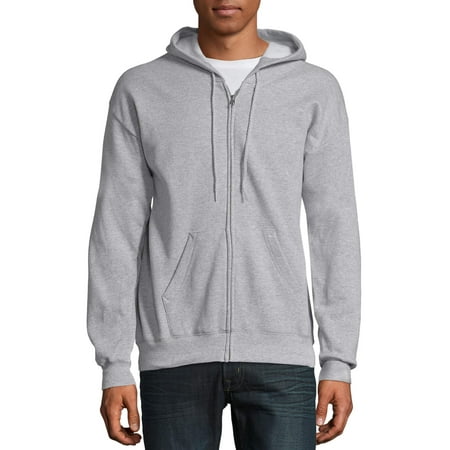 Hanes Big & Tall Men's EcoSmart Fleece Zip Pullover Hoodie with Front (Best Zip Up Hoodies Mens)