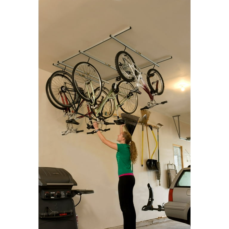 Ceiling best sale bicycle rack