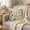 Beige A, variant on HBYJLZYG Decorative Throw Pillow Case, Boho Botanical Embroidered Pillow Cover, Soft Polyester Cushion Case, Farmhouse Style Cover for Home Decoration