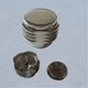 thumbnail image 4 of 4 minutos 6 minutos Carrete de válvula oscura de 1 pulgada Carrete de grifo Carrete de válvula de globo Carrete de cerámica alargado para agua fría y caliente, 4 of 4